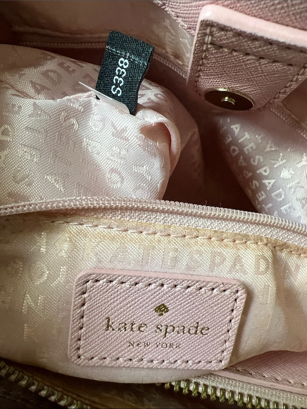 kate spade Blush Pink Saffiano Satchel with Strap - Picture 11 of 16